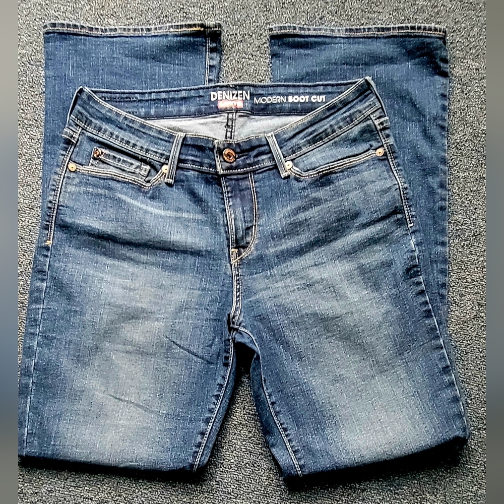 Denizen from Levi's Women's Blue Modern Boot Cut Jeans